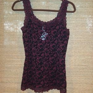 NWT Hanky Panky see through lace cami